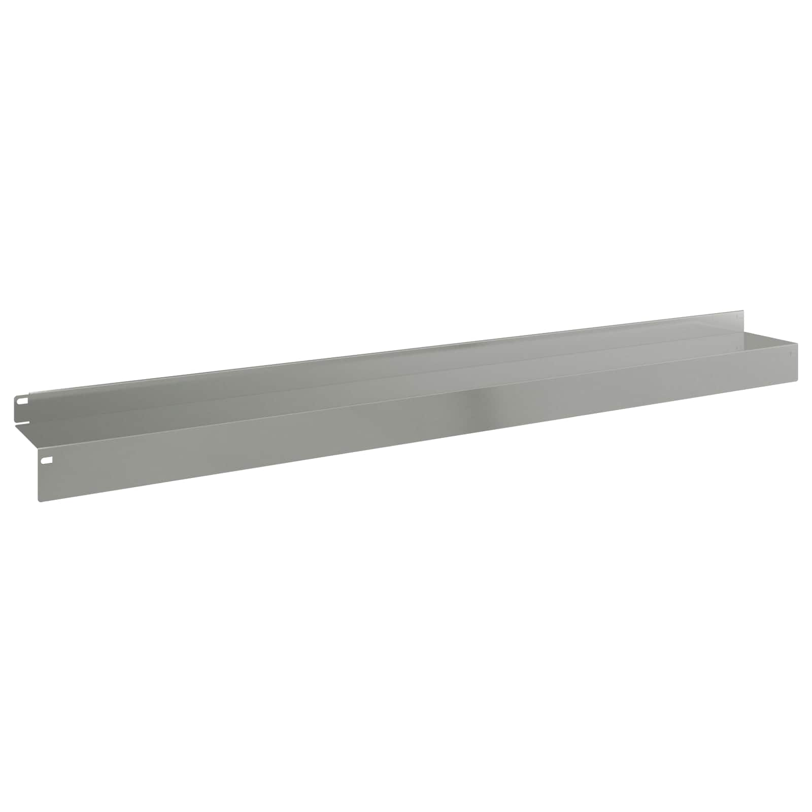 Gazonrand 10 st 100 x 10 x 8 cm Staal Zilverkleurig