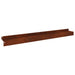 Gazonrand 20 st 100 x 10 x 8 cm Staal Roestig