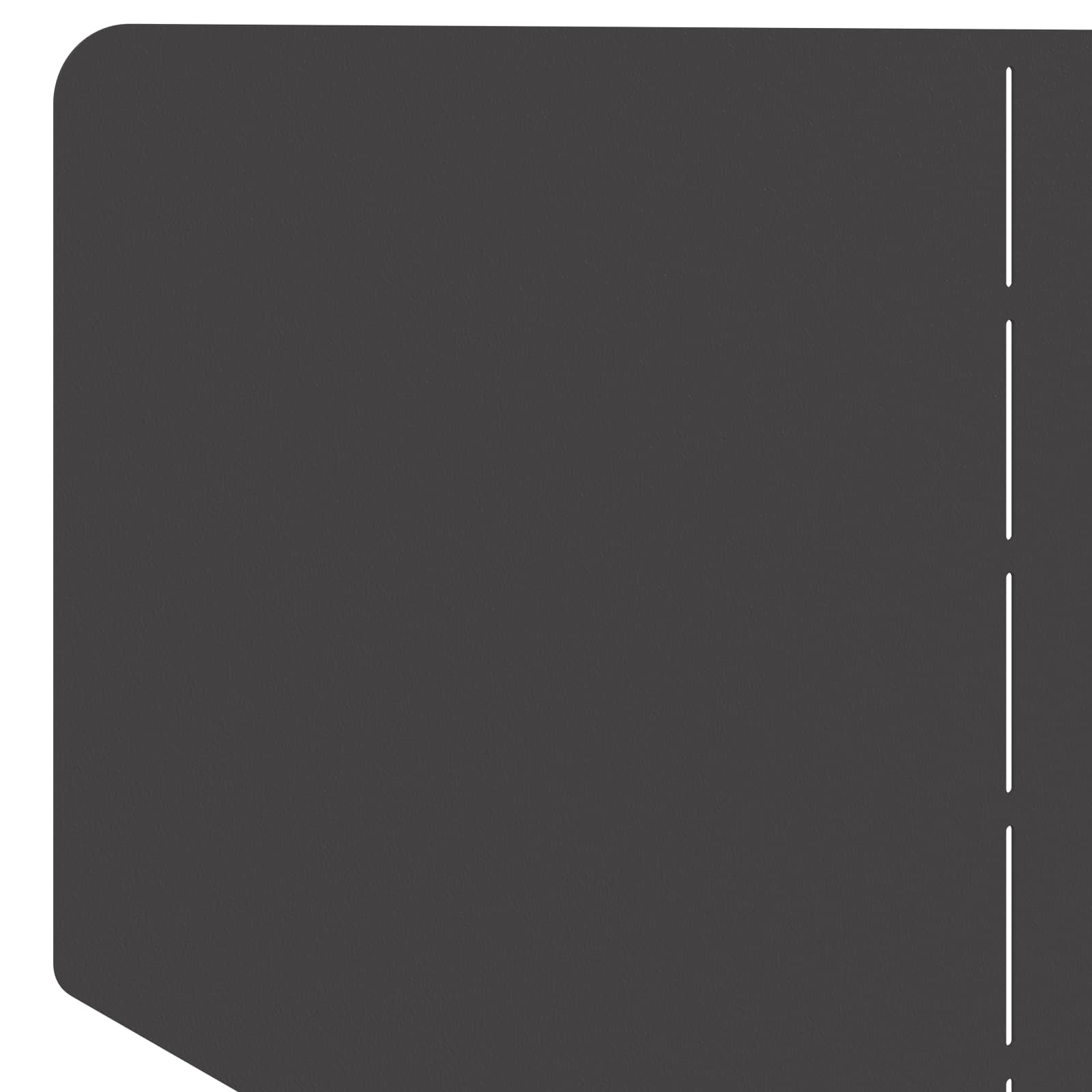 Gazonrand 100 x 45 cm Staal Zwart