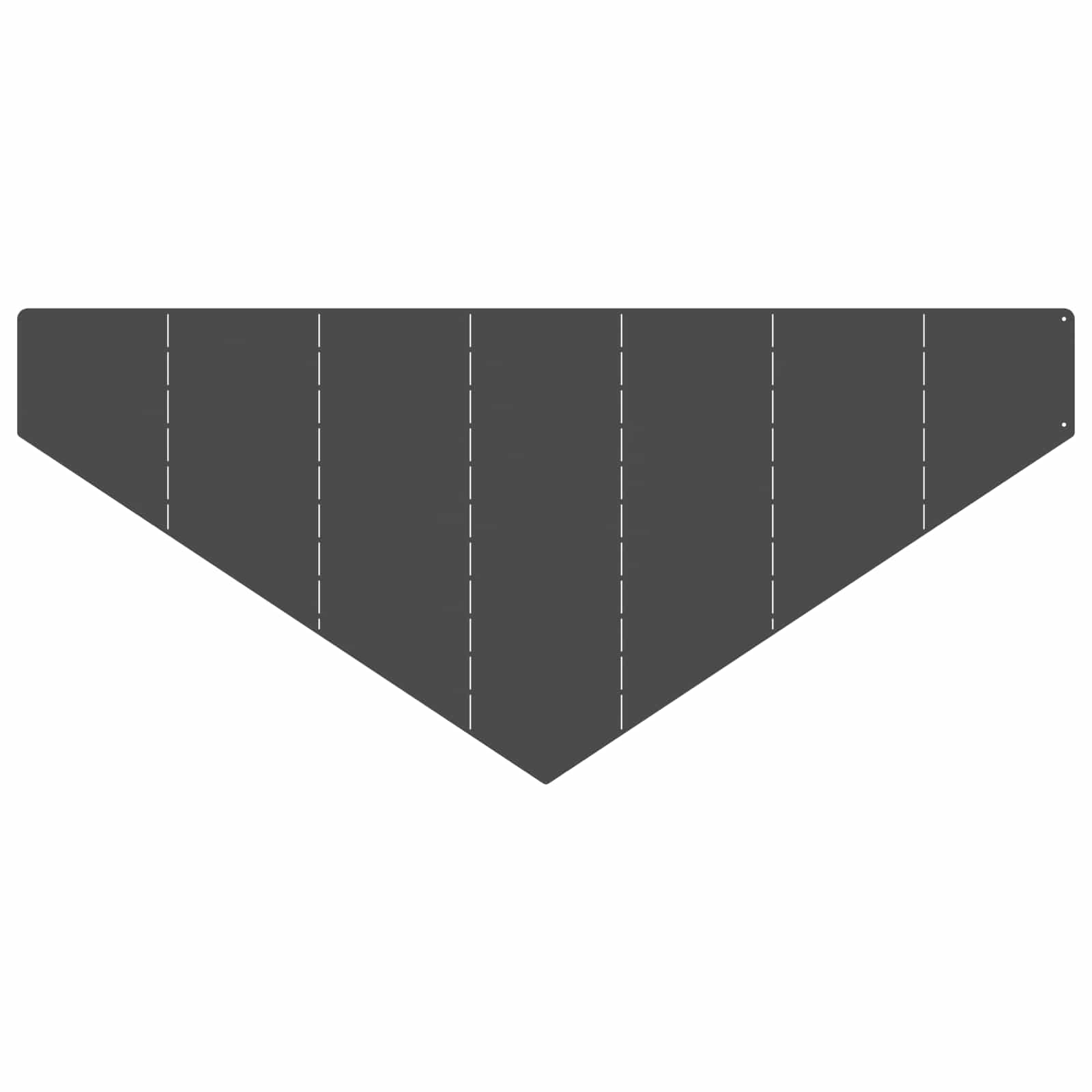 Gazonrand 100 x 45 cm Staal Zwart