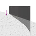 Gazonrand 4 st 100 x 45 cm Staal Zwart