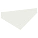Gazonrand 4 st 100 x 45 cm Staal Wit