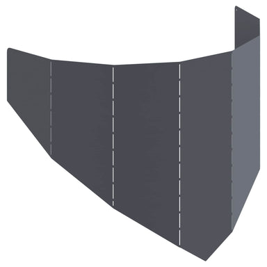 Gazonrand 100 x 45 cm Staal Antracietkleurig
