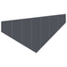 Gazonrand 100 x 45 cm Staal Antracietkleurig