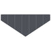 Gazonrand 4 st 100 x 45 cm Staal Antracietkleurig