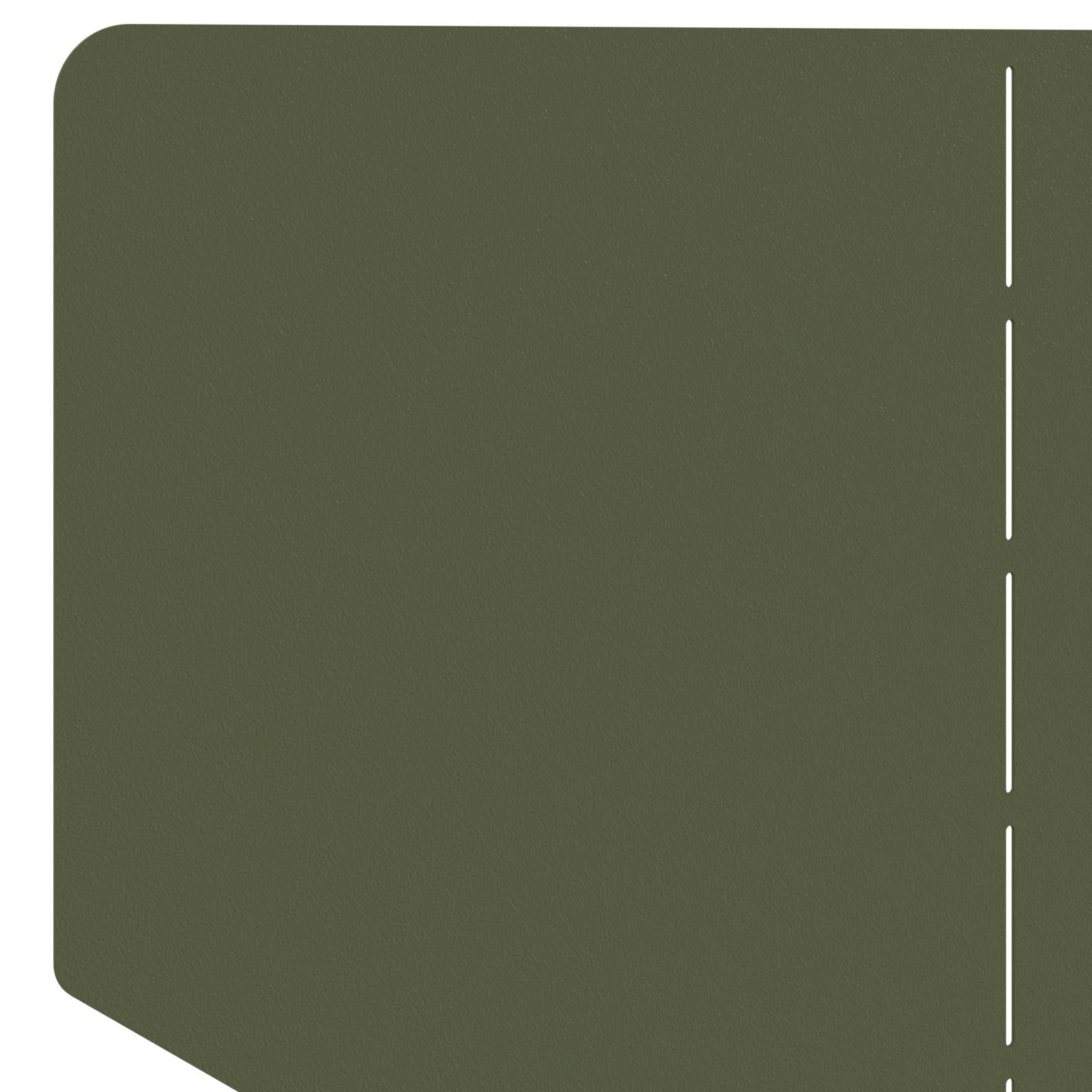 Gazonrand 100 x 45 cm Staal Olijfgroen