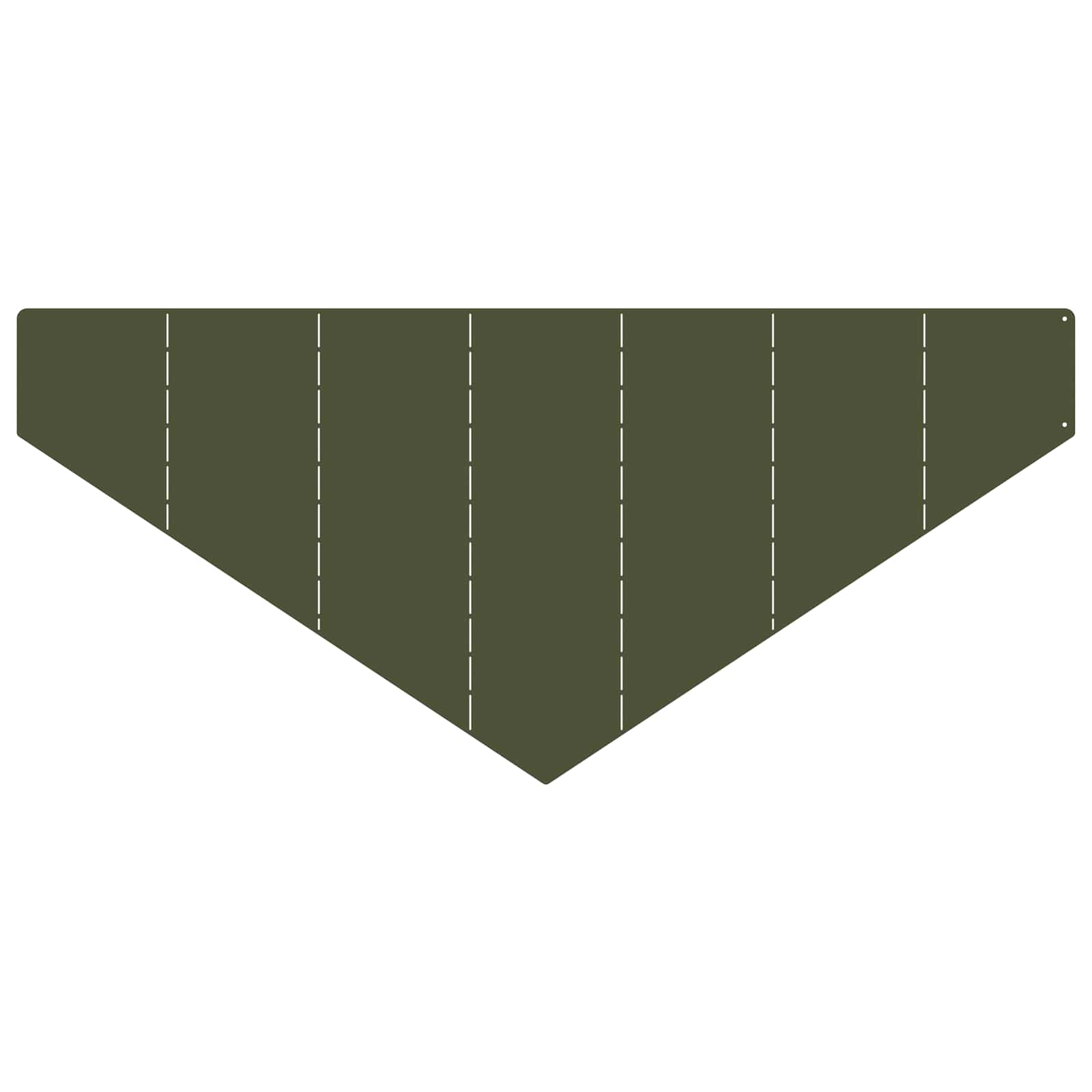 Gazonrand 100 x 45 cm Staal Olijfgroen