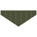Gazonrand 100 x 45 cm Staal Olijfgroen
