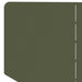 Gazonrand 4 st 100 x 45 cm Staal Olijfgroen