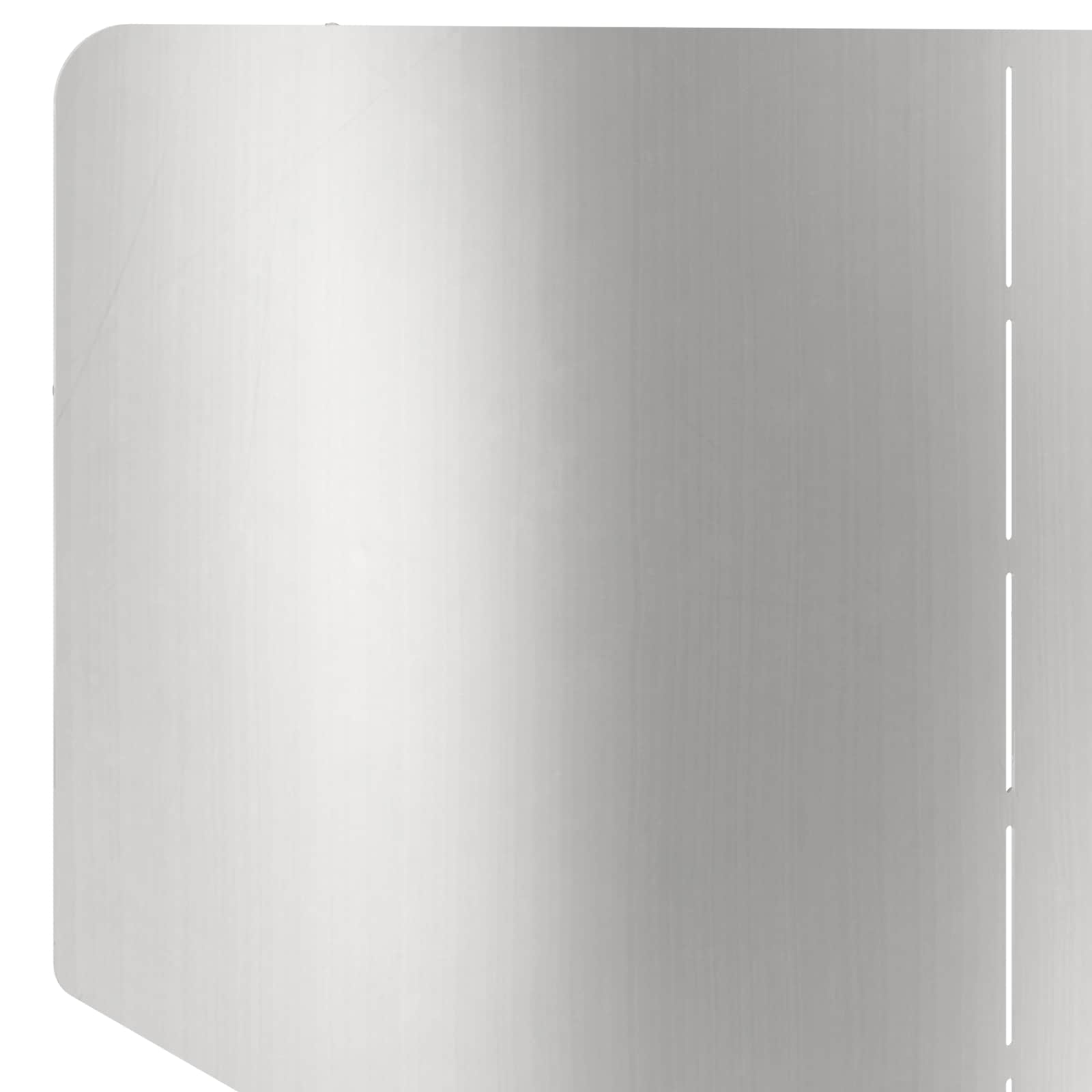 Gazonrand 100 x 45 cm Staal Zilverkleurig