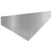Gazonrand 100 x 45 cm Staal Zilverkleurig