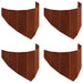 Gazonrand 4 st 100 x 45 cm Staal Roestig