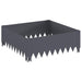 Gazonrand 60 x 60 x 20 cm Staal Antracietkleurig