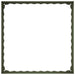 Gazonrand 60 x 60 x 20 cm Staal Olijfgroen
