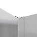 Gazonrand 60 x 60 x 20 cm Staal Zilverkleurig