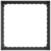 Gazonrand 60 x 60 x 35 cm Staal Zwart