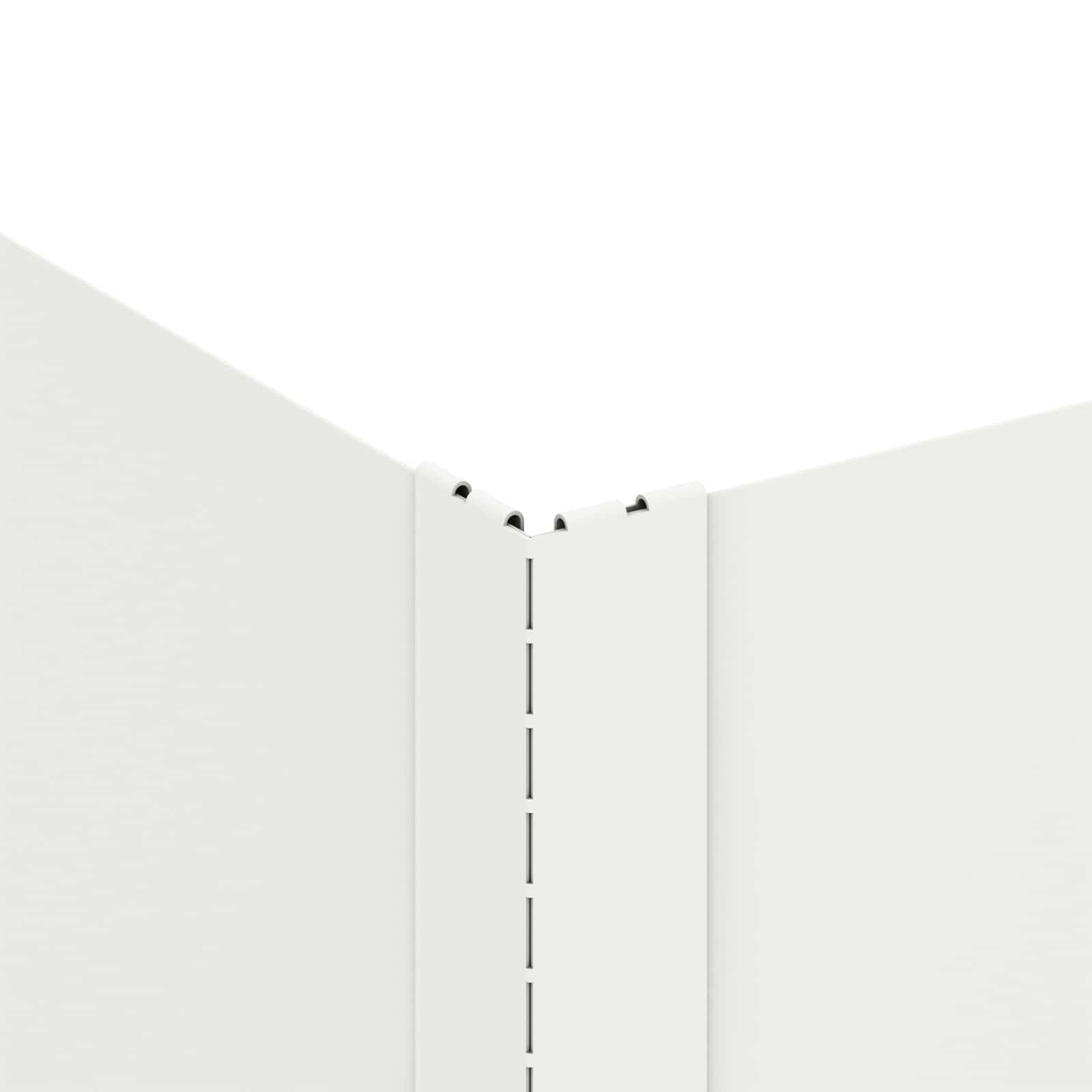 Gazonrand 60 x 60 x 35 cm Staal Wit