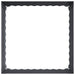 Gazonrand 4 st 60 x 60 x 35 cm Staal Antracietkleurig