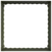 Gazonrand 60 x 60 x 35 cm Staal Olijfgroen