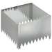 Gazonrand 60 x 60 x 35 cm Staal Zilverkleurig