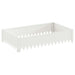 Gazonrand 100 x 60 x 20 cm Staal Wit