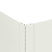 Gazonrand 4 st 100 x 60 x 20 cm Staal Wit
