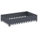 Gazonrand 100 x 60 x 20 cm Staal Antracietkleurig