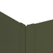 Gazonrand 4 st 100 x 60 x 20 cm Staal Olijfgroen