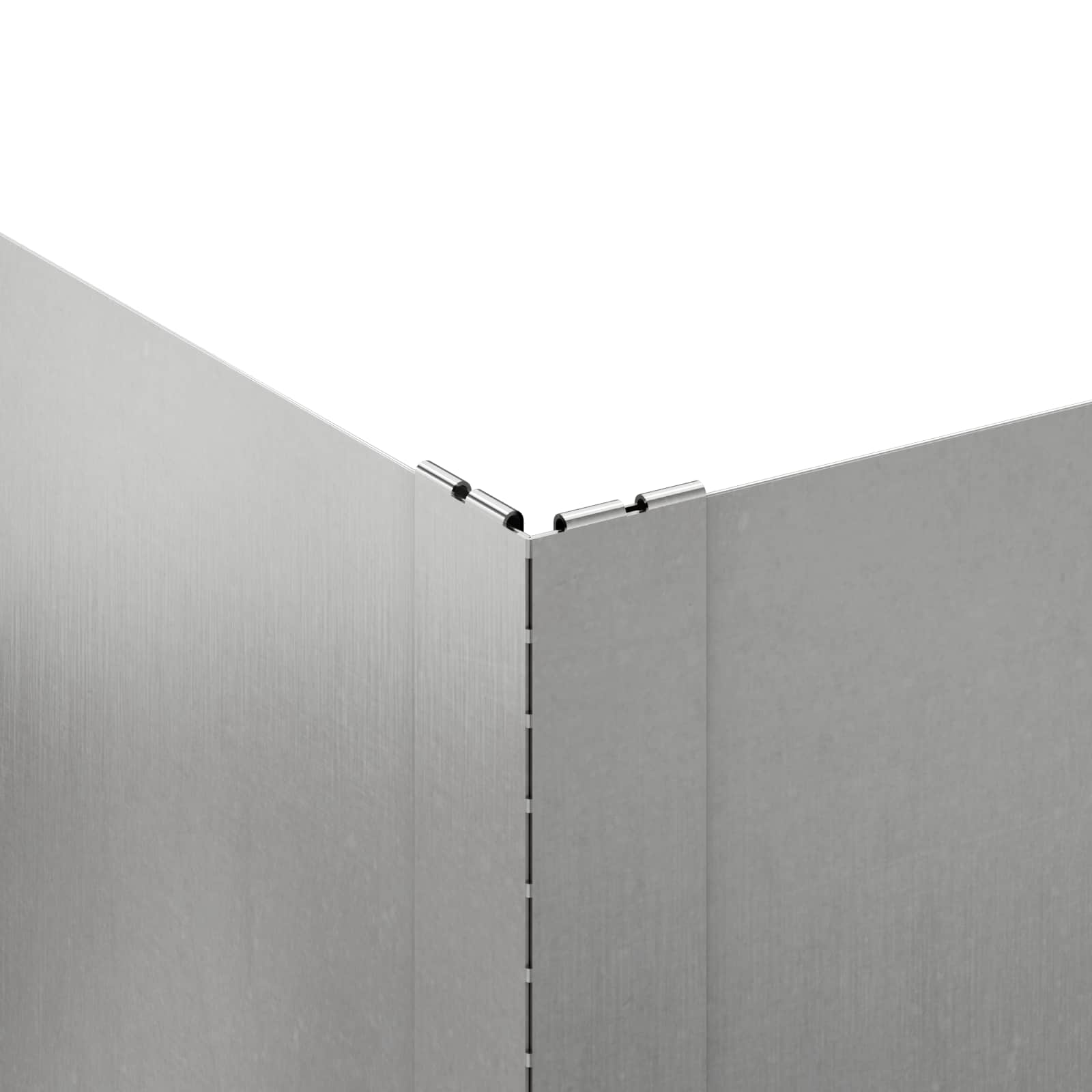 Gazonrand 100 x 60 x 20 cm Staal Zilverkleurig