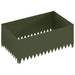 Gazonrand 100 x 60 x 35 cm Staal Olijfgroen
