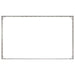 Gazonrand 4 st 100 x 60 x 35 cm Staal Zilverkleurig