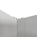 Gazonrand 4 st 100 x 100 x 20 cm Staal Zilverkleurig