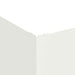 Gazonrand 100 x 100 x 35 cm Staal Wit