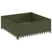 Gazonrand 100 x 100 x 35 cm Staal Olijfgroen