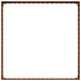 Gazonrand 4 st 100 x 100 x 35 cm Staal Roestig