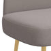 Beklede bank met rugleuning Taupe 110 x 60 x 76 cm Polyester