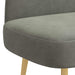 Beklede bank met rugleuning Lichtgrijs 110 x 60 x 76 cm
