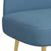 Beklede bank met rugleuning Blauw 110 x 60 x 76 cm Katoen Stof