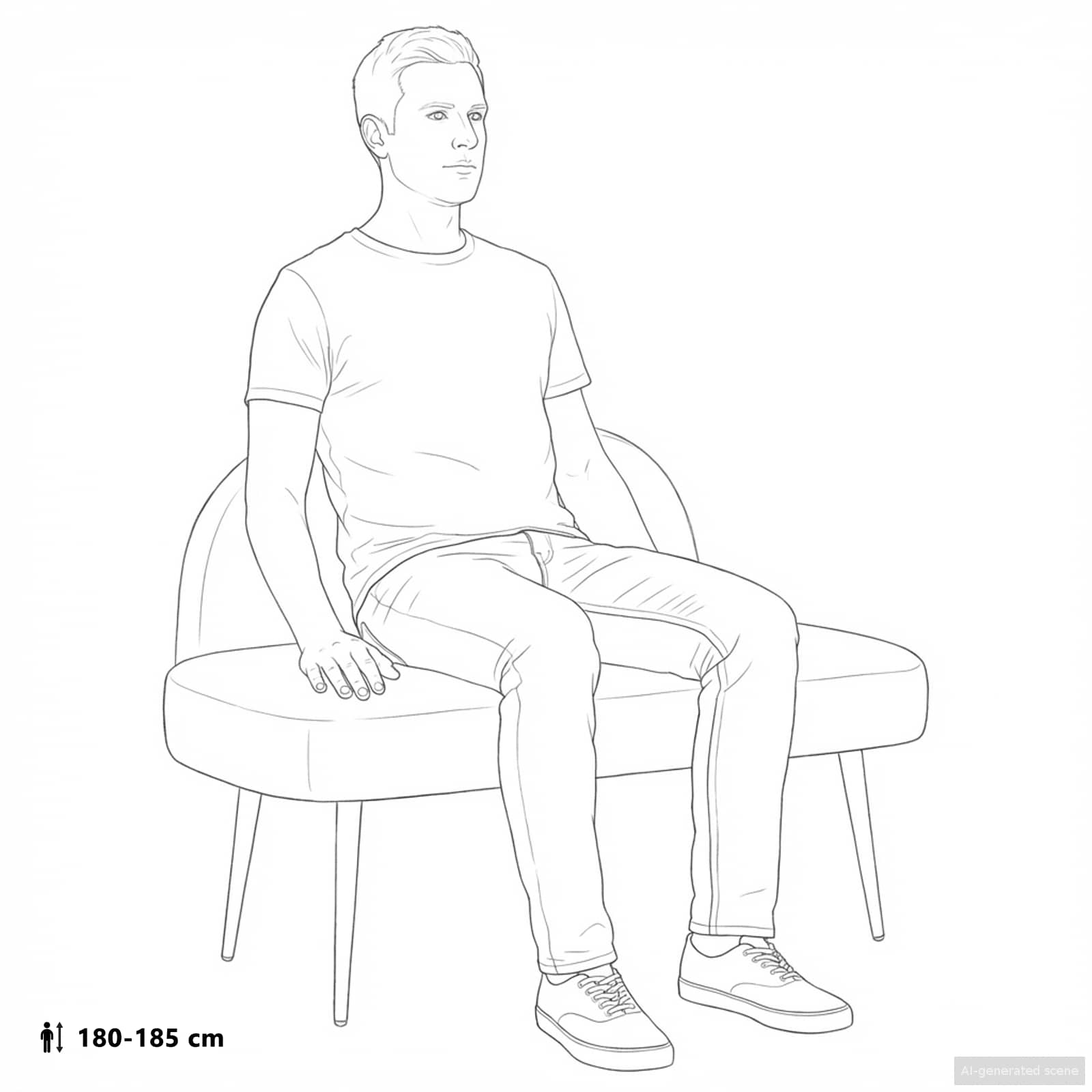 Beklede bank met rugleuning Lichtgeel 110 x 60 x 76 cm