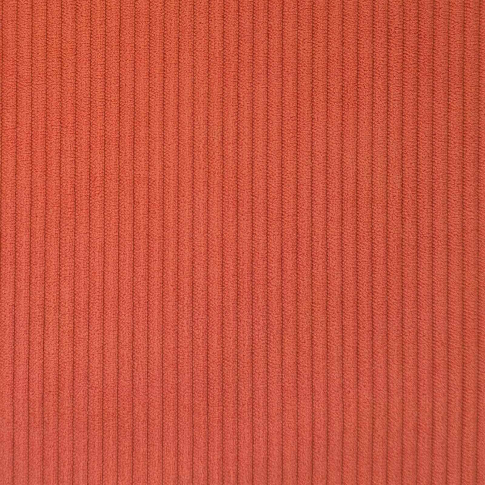 Beklede bank met rugleuning Rood-oranje 110 x 60 x 76 cm