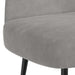 Beklede bank met rugleuning Lichtgrijs 110 x 60 x 76 cm Fluweel
