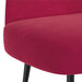 Beklede bank met rugleuning Wijnrood 110 x 60 x 76 cm Fluweel