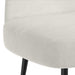 Beklede bank met rugleuning Crèmekleurig 110 x 60 x 76 cm