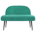 Beklede bank met rugleuning Turquoise 110 x 60 x 76 cm Fluweel