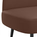 Beklede bank met rugleuning Bruin 110 x 60 x 76 cm Kunstleer