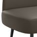 Beklede bank met rugleuning Grijs 110 x 60 x 76 cm Kunstleer