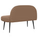 Beklede bank met rugleuning Cappuccino 110 x 60 x 76 cm