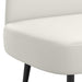 Beklede bank met rugleuning Wit 110 x 60 x 76 cm Kunstleer