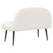 Beklede bank met rugleuning Wit 110 x 60 x 76 cm Kunstleer