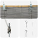 Rolgordijn Grijs 40 x 160 cm Bamboe